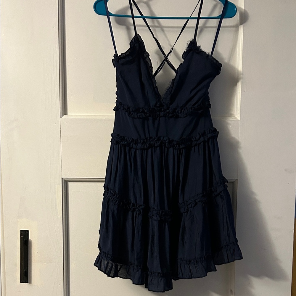 Angel Biba Navy Mini Dress